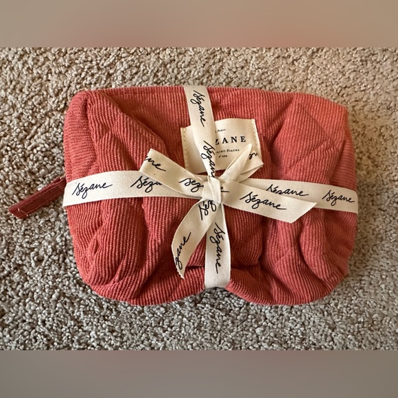 Sezane Handbags - NWT Sézane Salmon Corduroy Pouch